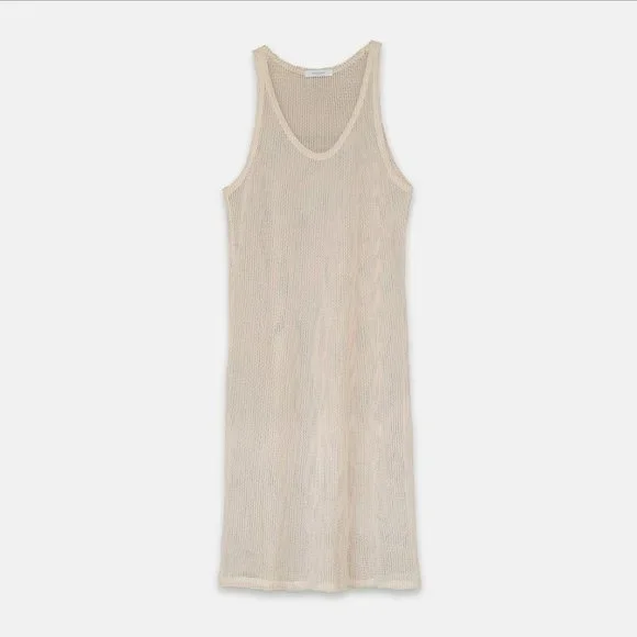 Size-M, Crochet cotton midi dress - Picture 2 of 4